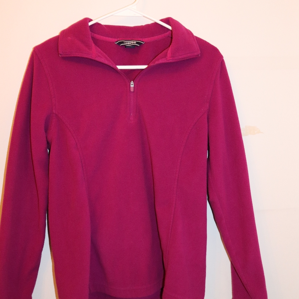 Land's End fleece pullover